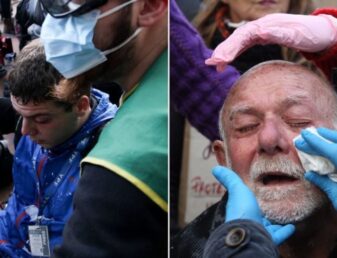 Jubilados vs policía: gases y cortes en protesta CABA