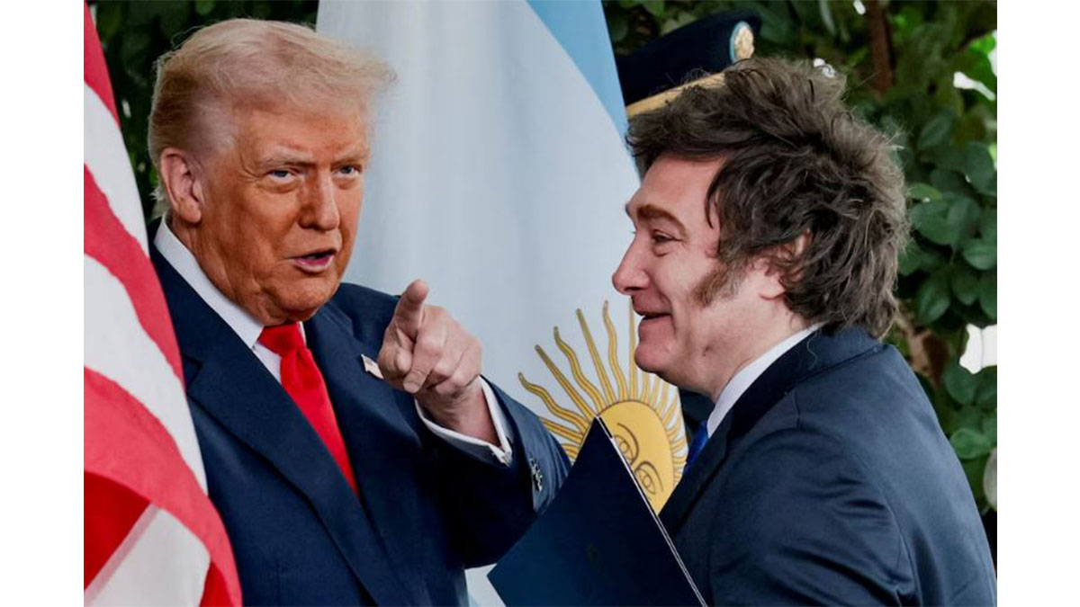 Javier Milei llegó a Miami para el foro Escudo de las Américas con Donald Trump.