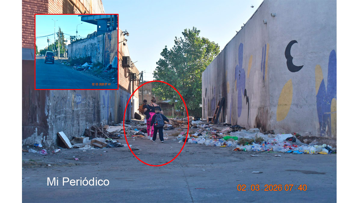 Tres de Febrero el corredor escolar del abandono frente a escuelas públicas