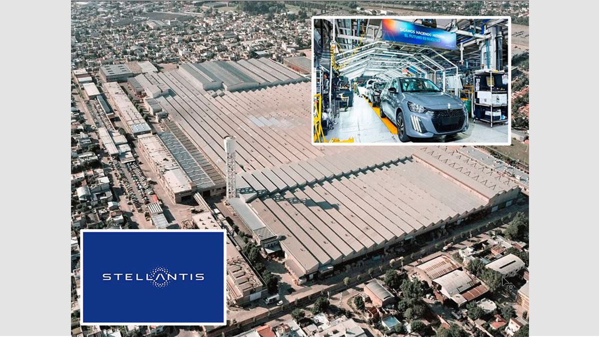 Planta de Stellantis El Palomar donde se fabrican el Peugeot 208 y 2008 y se anunció un plan de retiro voluntario