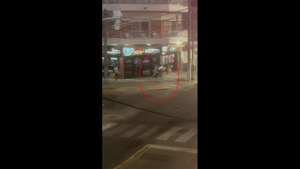 Captura del enfrentamiento armado en Tres de Febrero.