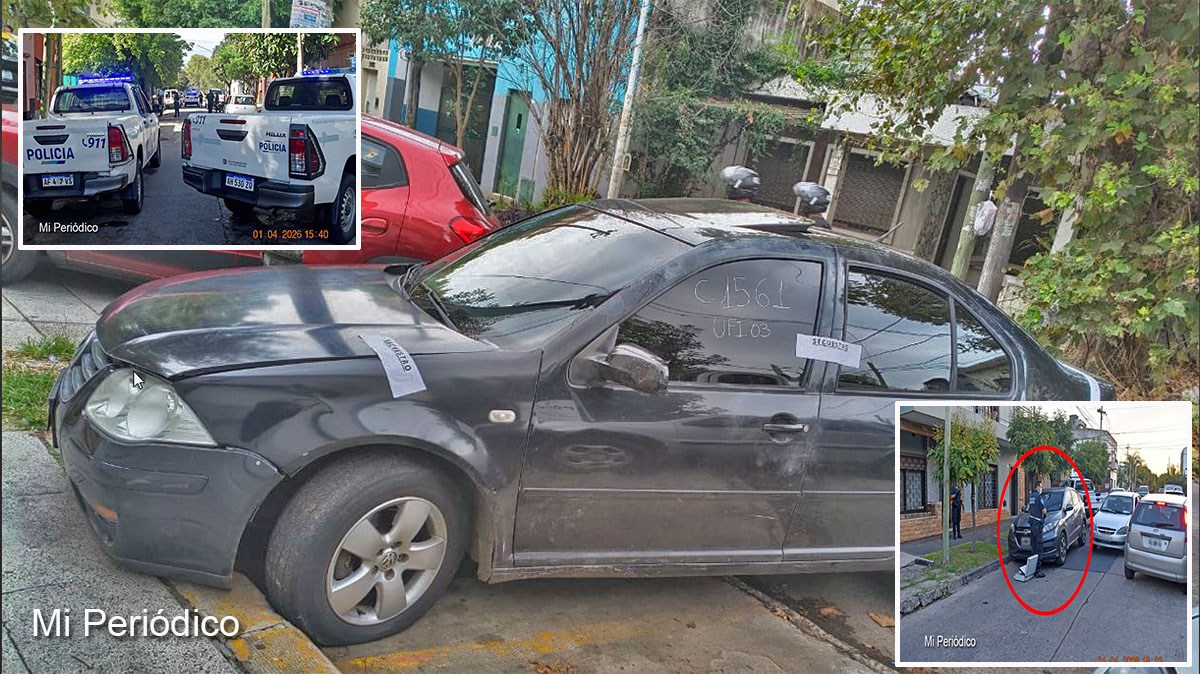 Operativo tras asalto en Santos Lugares con detenidos y secuestro de arma y pertenencias