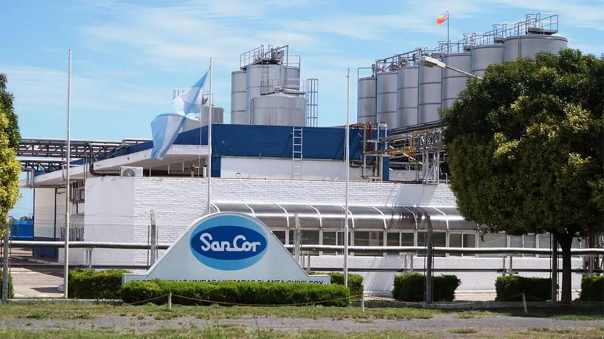 Planta industrial de la cooperativa en crisis por la quiebra SanCor y su caída productiva