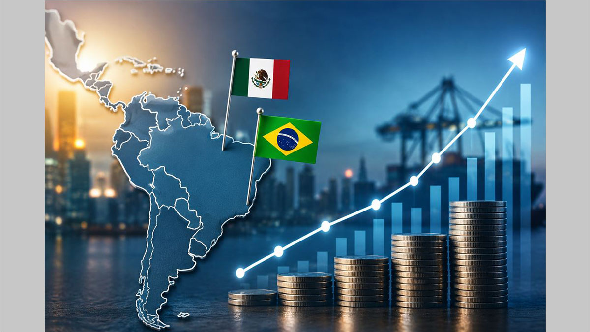 Gráfico con los países que más inversión extranjera recibieron en América Latina durante 2025, según la Cepal.