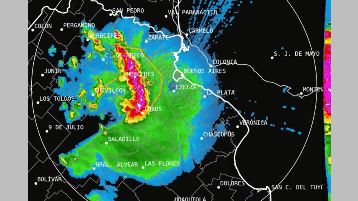 Alerta amarilla por tormentas en el AMBA con lluvias intensas y posible caída de granizo