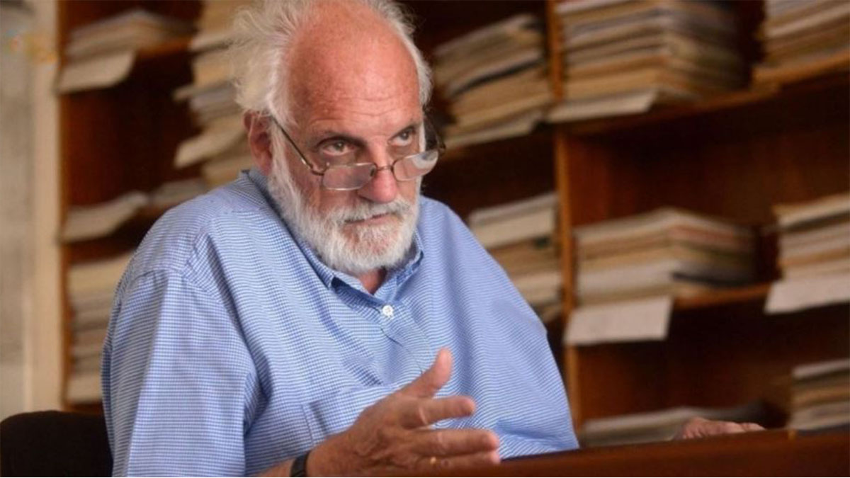 Juan Carlos de Pablo durante una entrevista sobre el Banco Central.