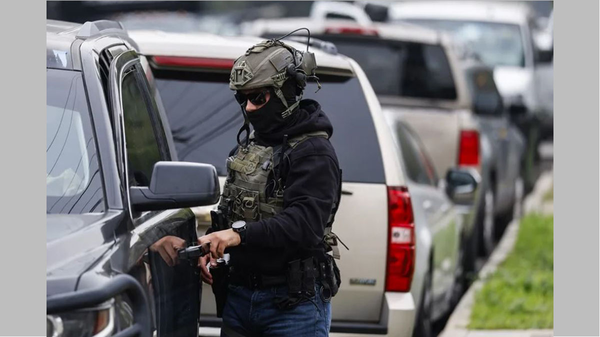 Redadas al azar realizadas por agentes migratorios en Estados Unidos.