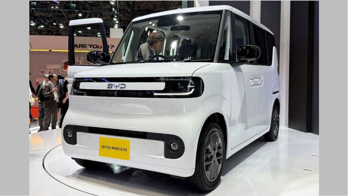 BYD Racco, minivehículo eléctrico presentado para el mercado japonés.