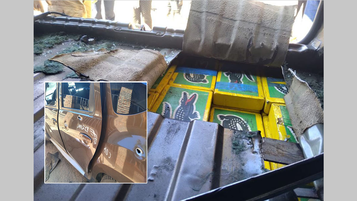 ransporte de cocaína: hallan 66 kilos de droga en una Renault Duster en Salta.