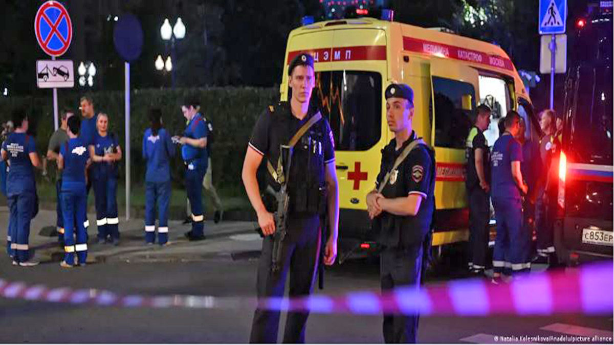 Imagen de la explosión en Moscú en el restaurante Balzi Rossi de la Plaza Kudrinskaya el 1 de agosto de 2026