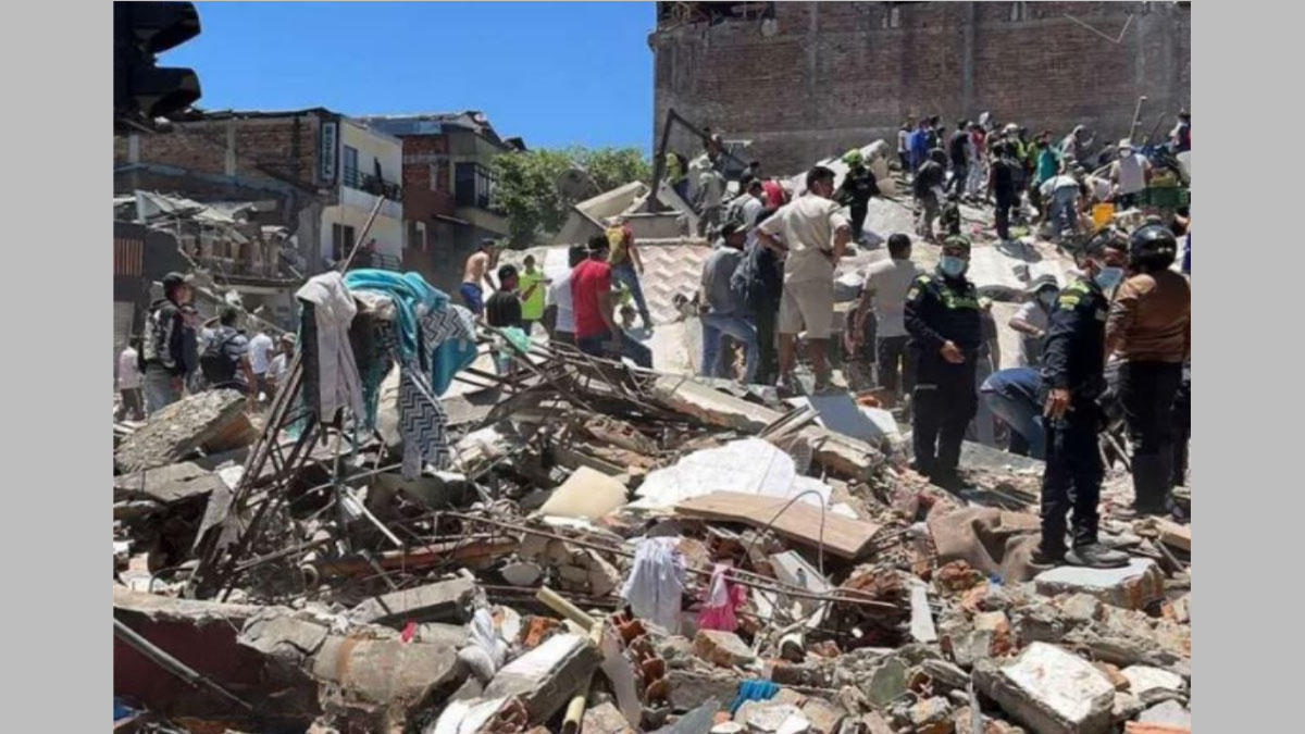 169 muertos en Colombia tras el terremoto