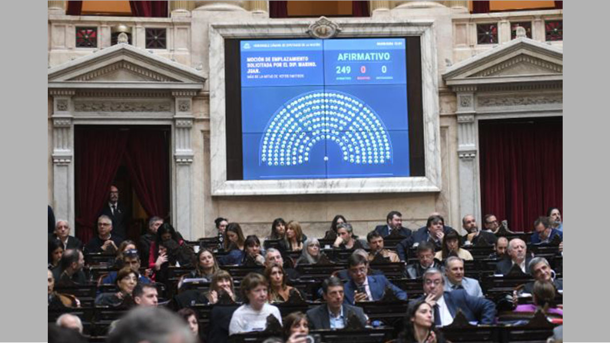 Emergencia en discapacidad y morosidad sesión de Diputados