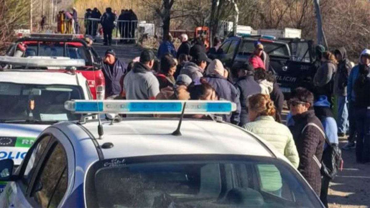 Operativo de búsqueda de Gian en el canal de riego de Fernández Oro, Río Negro