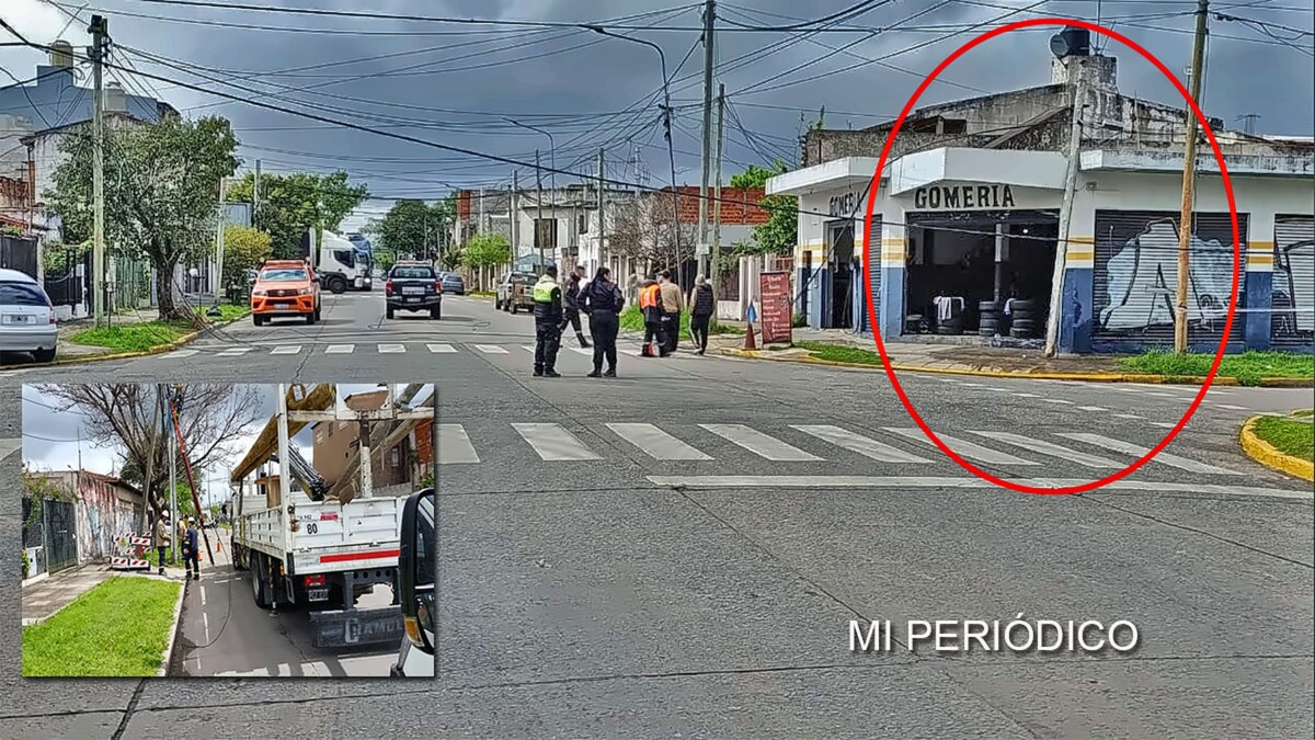 Camiones derribaron postes y dañaron cables de Edenor y Personal