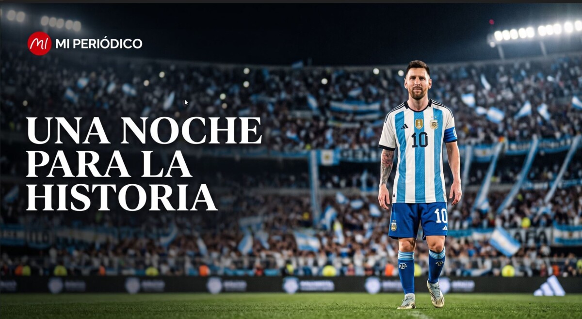 Messi se despide ante el público argentino en el Monumental