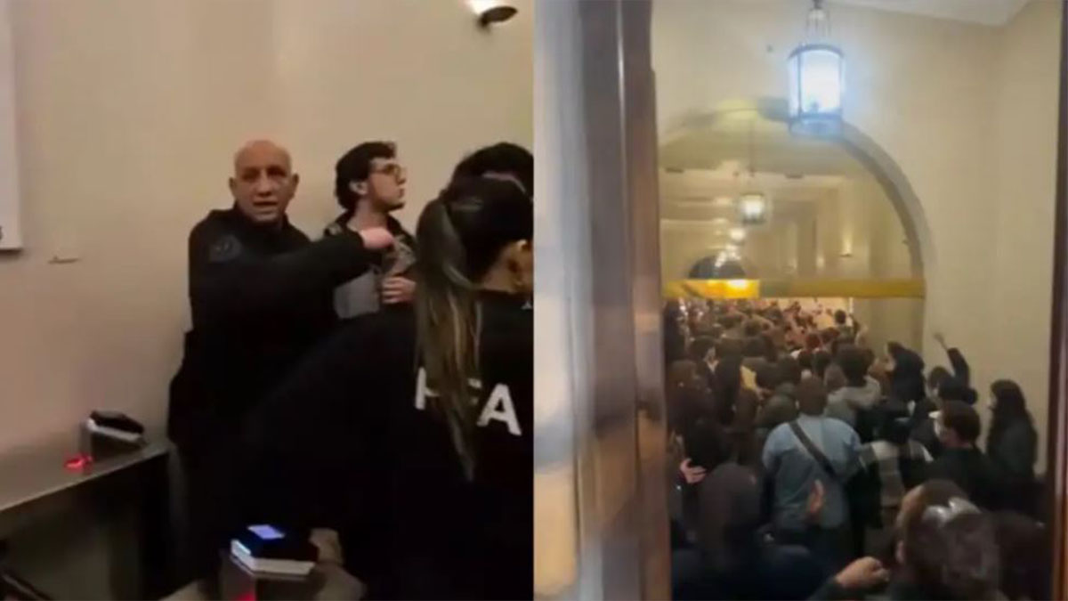 Estudiantes universitarios dentro de la Secretaría de Educación