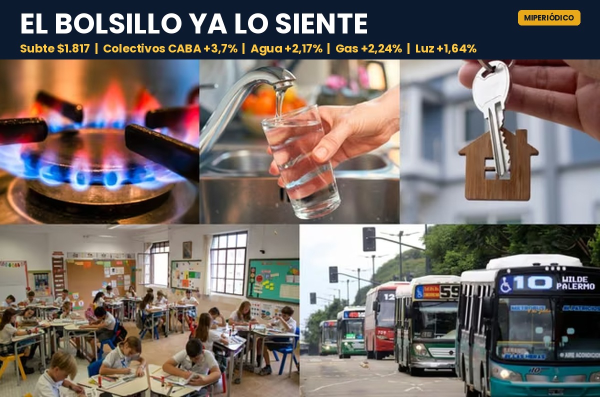 Aumentos de octubre en el transporte público del AMBA